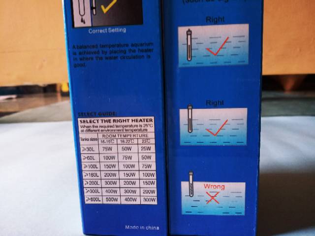 Yamano Heater Stainless HTS-100 Pengatur Suhu Pemanas Penghangat Air Aquarium Otomatis