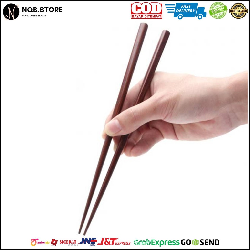 Sumpit Kayu - Sumpit Makan Mie - Sendok Makan Mie - Motif Serat Kayu