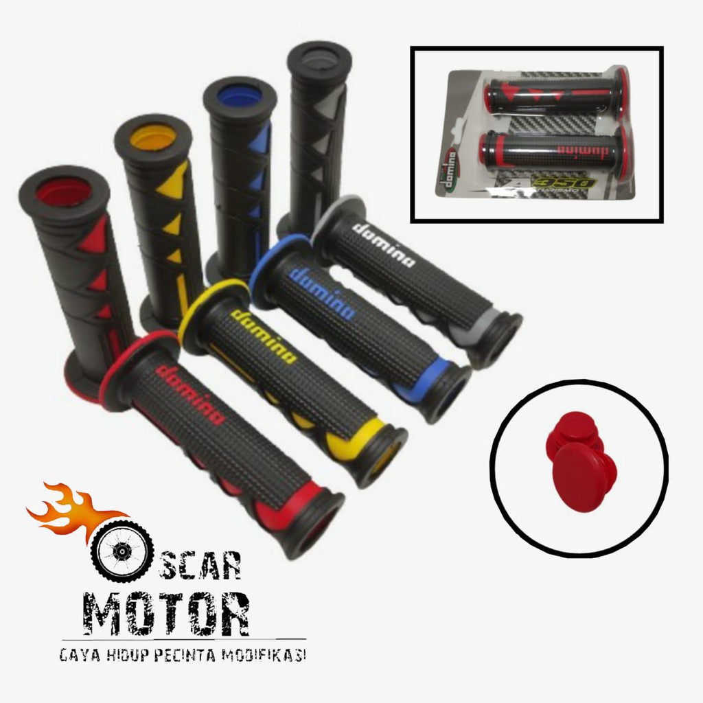 Grip Domino 745 Handgrip Stang Handfat Pro Peganggan Stir Universal Semua Motor Beat Mio nmax Vario motor