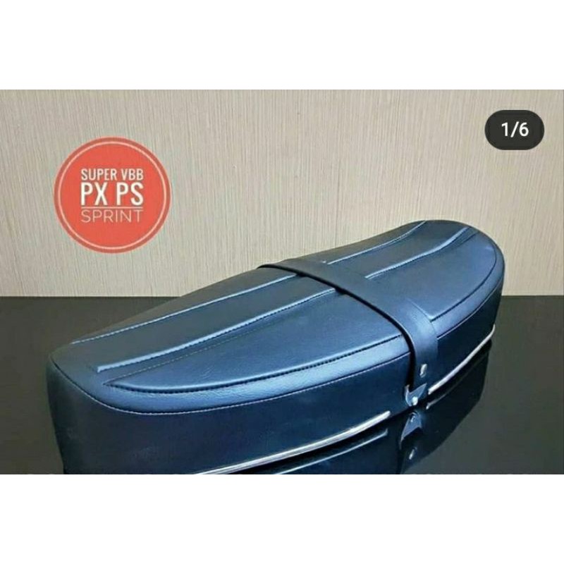 Jok panjang vespa clasic 3 garis full per Px super exclusive sprint ps