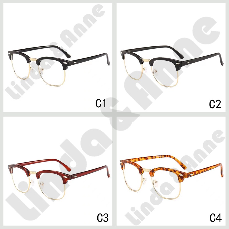 Kacamata Pria Dan Wanita Fashion Model Kacamata Baca Korean Eyeglasses Import