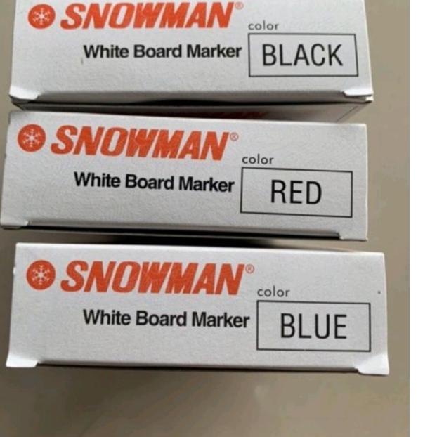 

케 Spidol Whiteboard Snowman Bg - 12 / 12 pcs