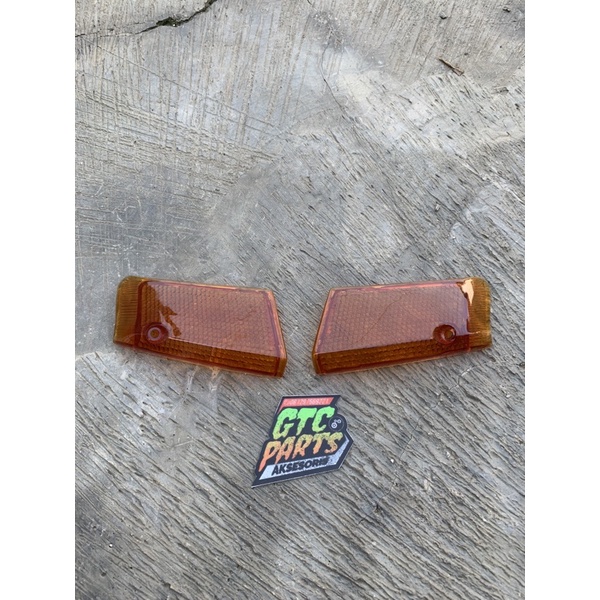 mika kaca lampu sein sen depan suzuki tornado shogun kebo kuning