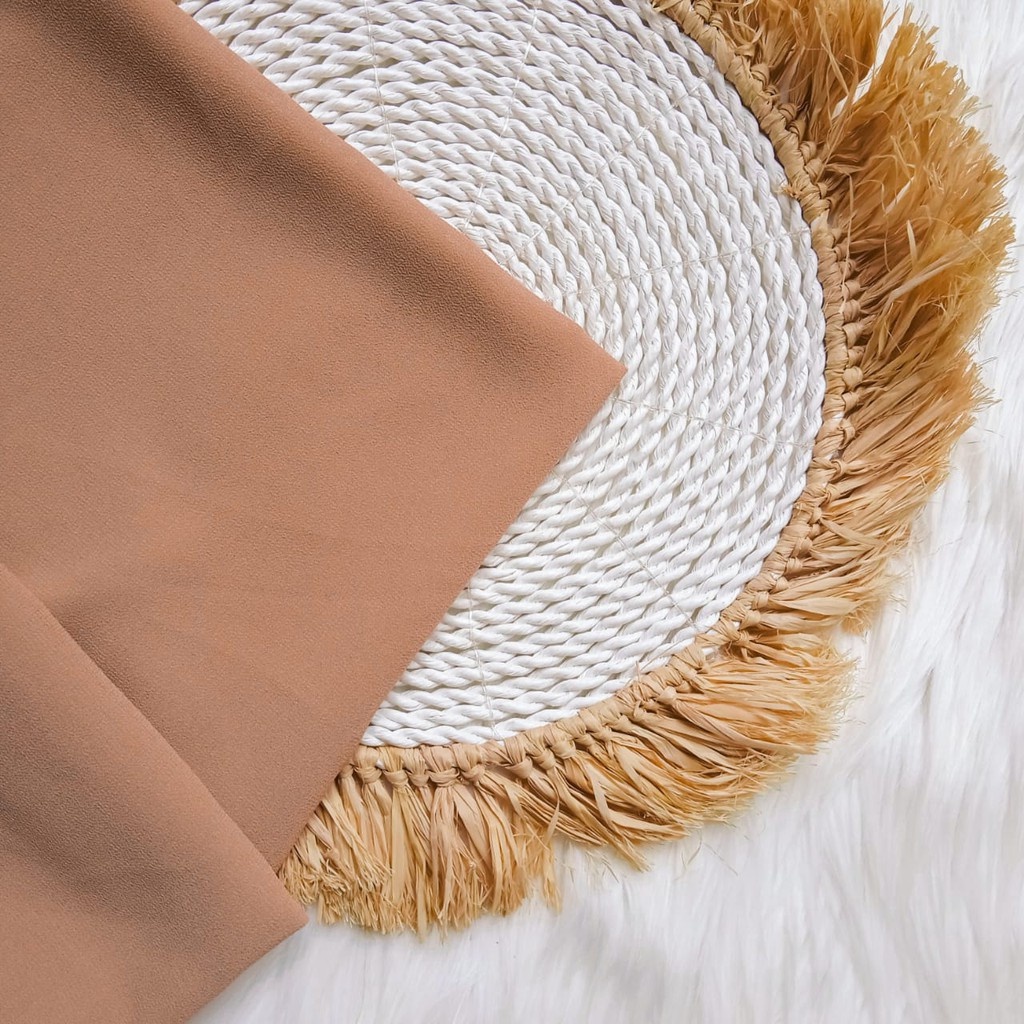 TRENDING Hijab Pashmina New Normal Pashmina Instan Instant Tanpa Pentul Lubang Telinga & Earphone By Elmaza Part 1-Milo