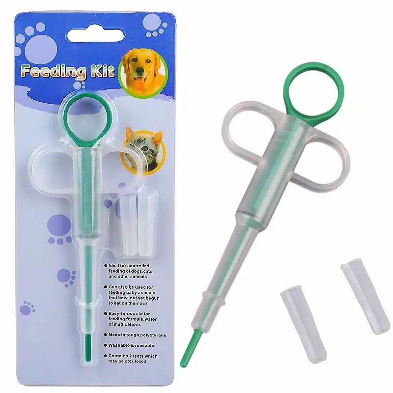 Feeding Kit / Pill &amp; Liquid Diapenser for Pets/ Pelontar Obat Anjing Kucing