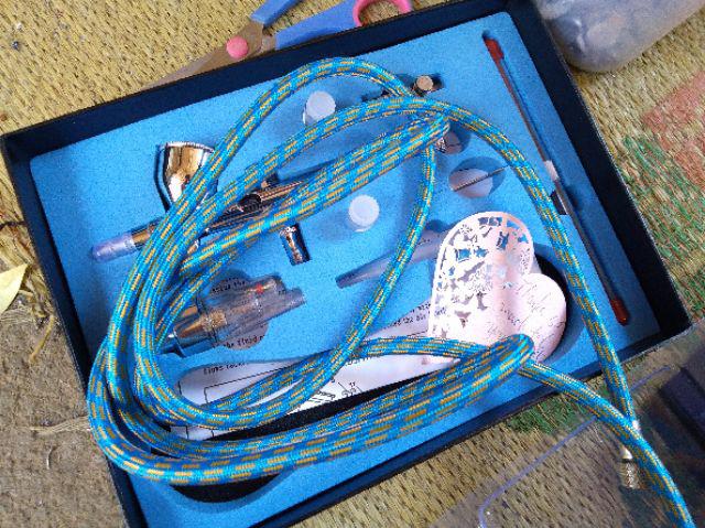 Nasedal Airbrush Spray Gun Double Action 9cc Diy Craft Cake Paint Art Spray Gun Nail Art