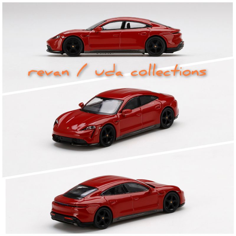 MiniGT Mini GT 289 Porsche Taycan Turbo S Carmine Red
