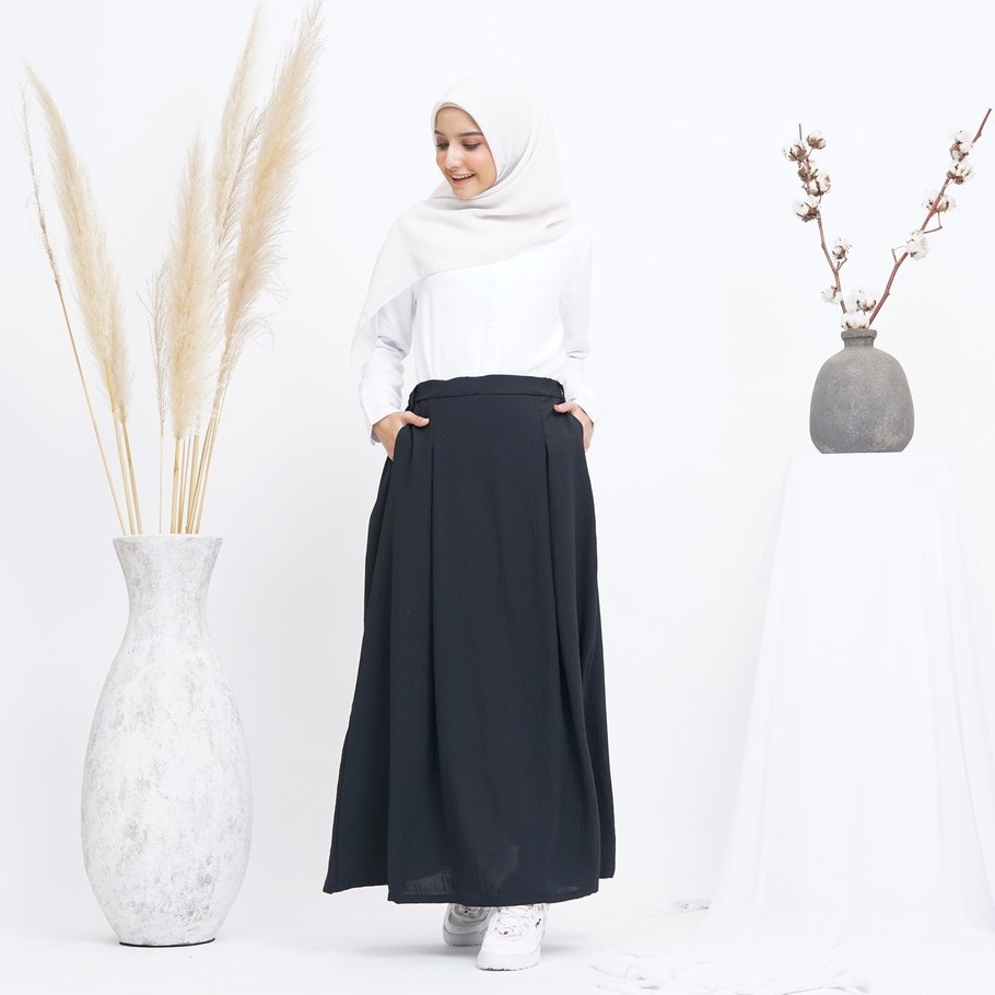 THISISBENDINA Rok Panjang Polos Katun NAOMI Skirt All Size