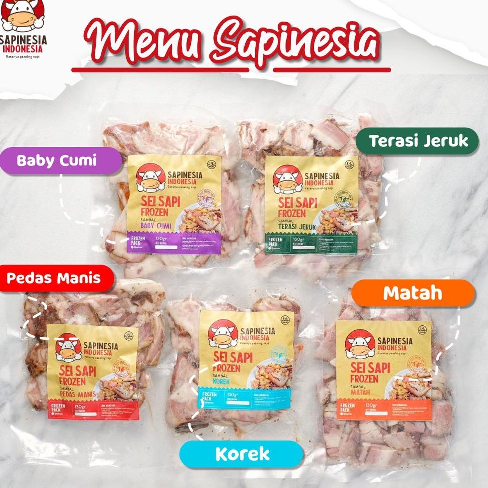 

PRODUK TREND SEI SAPI SAPINESIA DAGING ASAP WAGYU FROZEN TEREMPUK DIPADU SAMBAL TERNAMPOL VARIAN MATAH KOREK PEDAS MANIS TERASI JERUK DAN BABY CUMI HALAL 100% TERENAK MAKANAN SIAP SAJI PRAKTIS ANTI RIBET DAGING SLICE STEAK SAPI MURAH VIRAL ♪ 895