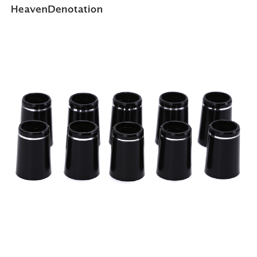 (Heavendenotation) 10pcs Ferrule Golf Bahan Plastik Dengan Ring Ganda Adapter Shaft 9.5x19 X 13.4