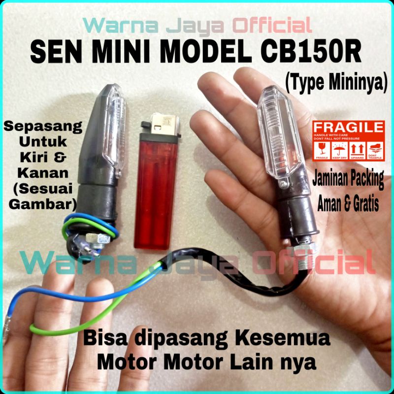 Lampu Sen Sein Mini Kecil Universal Motor Verza Megapro Tiger Revo Scorpio RX King R15 Byson Variasi