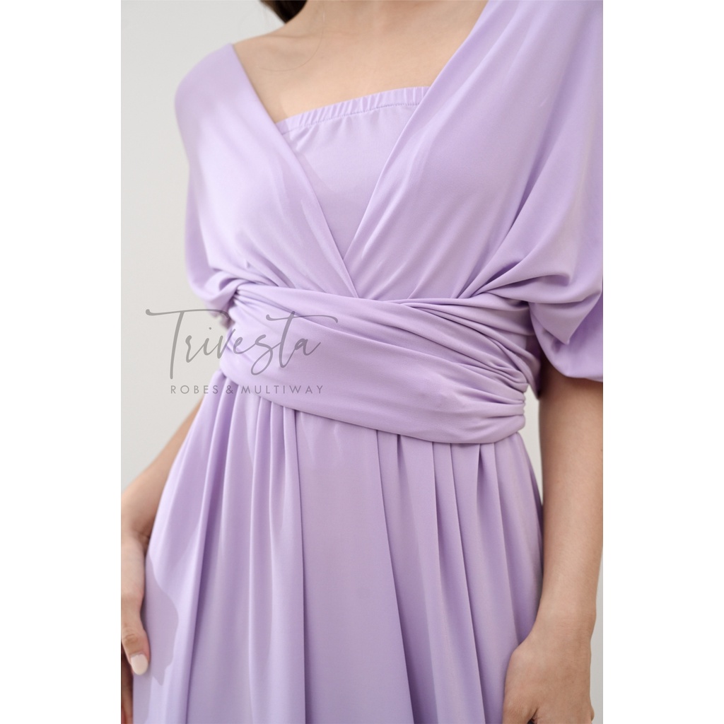 MAXI | LAVENDER | MULTIWAY INFINITY CONVERTIBLE DRESS | DRESS LILIT | 1 DRESS 30 MODEL