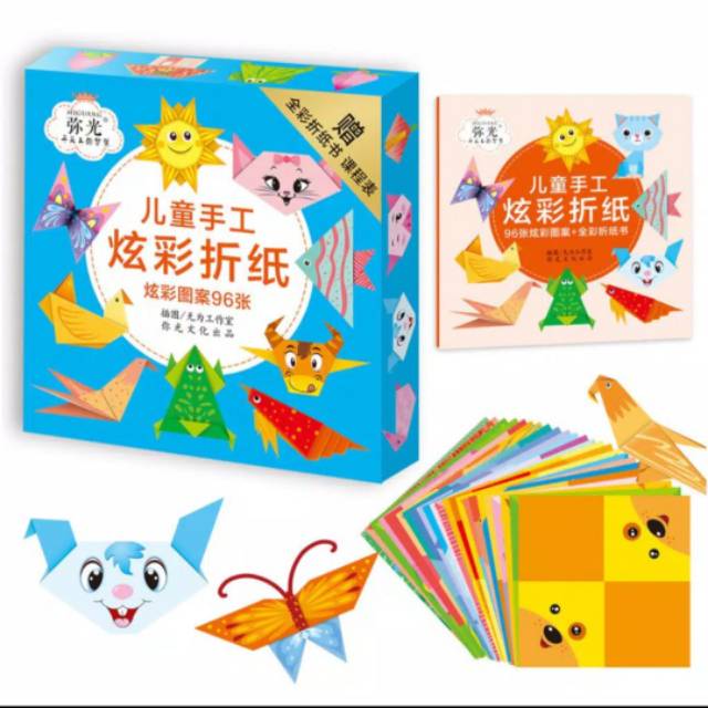 

Mainan kertas Origami anak lengkap dengan buju petunjuk dan gambar