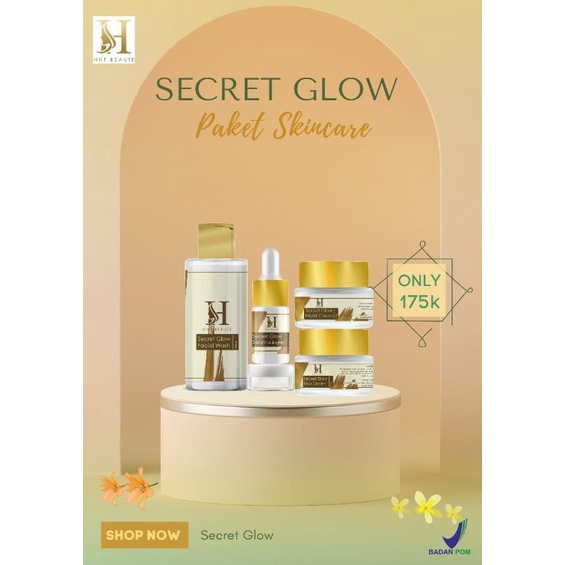 PROMO SKINCARE BPOM (SECRET GLOW) HNF BAEUTE