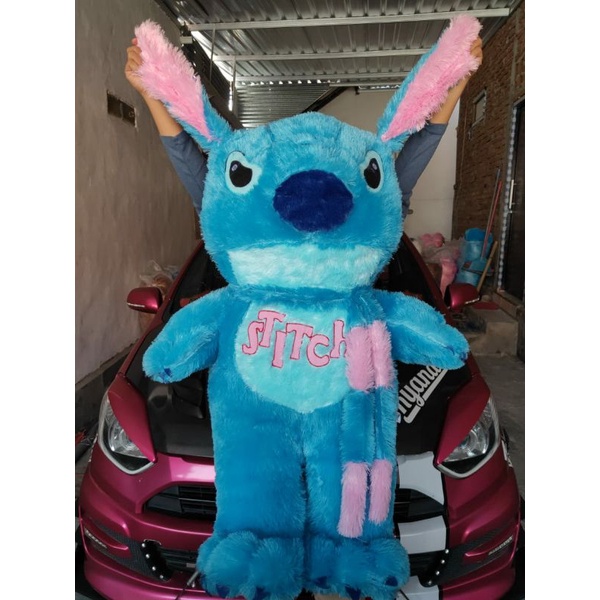 Boneka Stitch Syal Jumbo 1 Meter