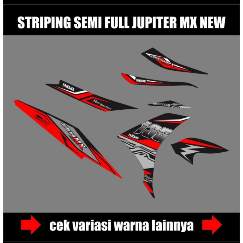 STRIPING YAMAHA JUPITER MX NEW NJMX135 cc 2011-2014 SEMIFULLBODY LIS DECAL STICKER NEW JUPITER MX 13