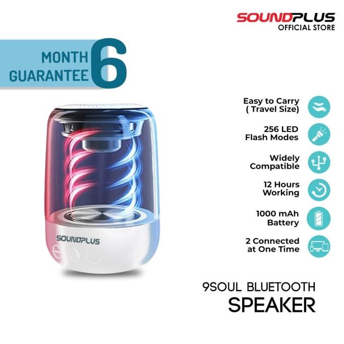 Soundplus 9Soul - Speaker Bluetooth Led 5W / Portable Speaker