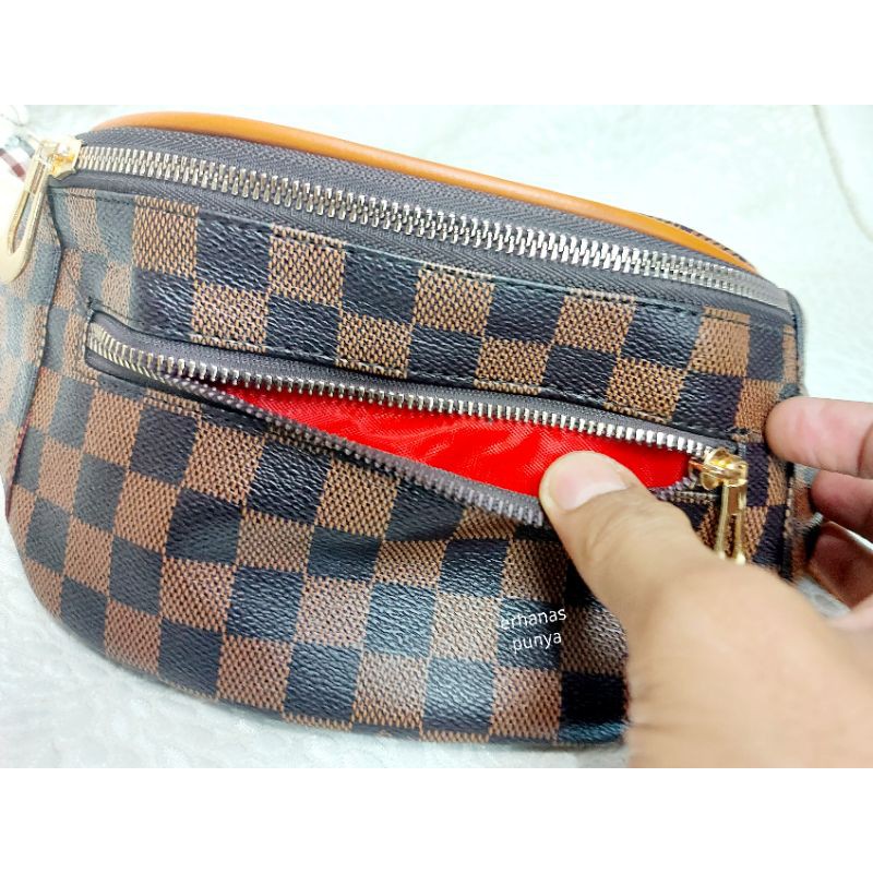 WAISTBAG LV DAMIER 2RUANG WB LV