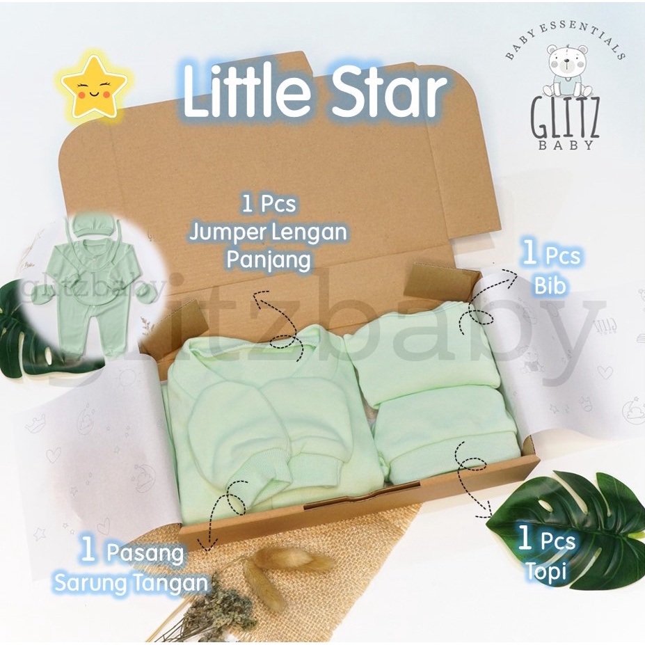 Hampers Bayi Kado Lahiran Newborn Gift Set - Glitz Baby Glitzaksesoris-Little Star