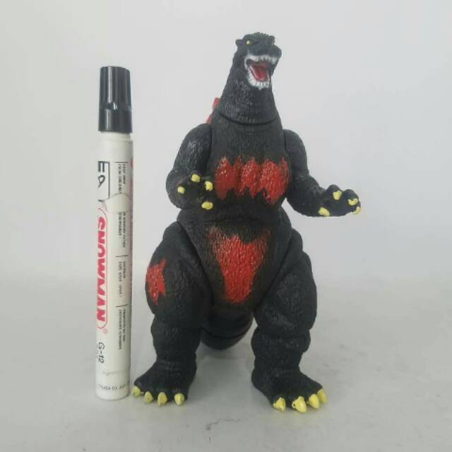 mainan action figure
godzilla vs destroyah
burning godzilla
bahan vinyl
artikulasi
tinggi