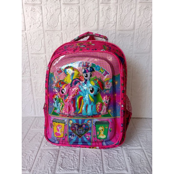 Tas Ransel Anak Kuda Poni Lampu LED Nyala