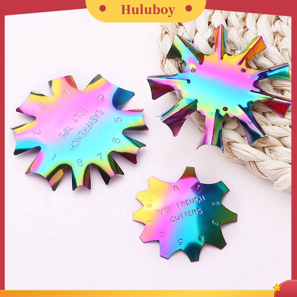 Huluboy Huluboy♡ Plat Stempel Kuku Bahan Stainless Steel Untuk Nail Art