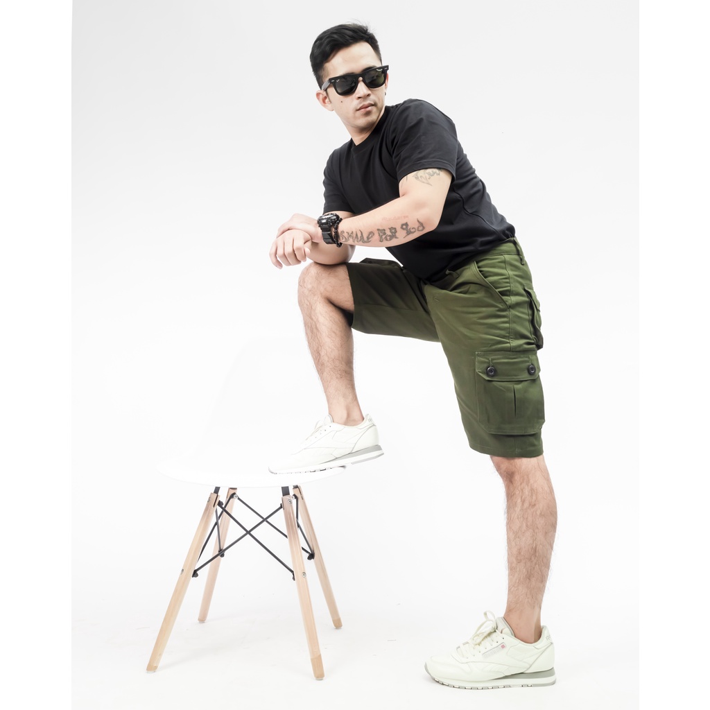 Gizmo Cargo Pendek Hijau Army Short Pants