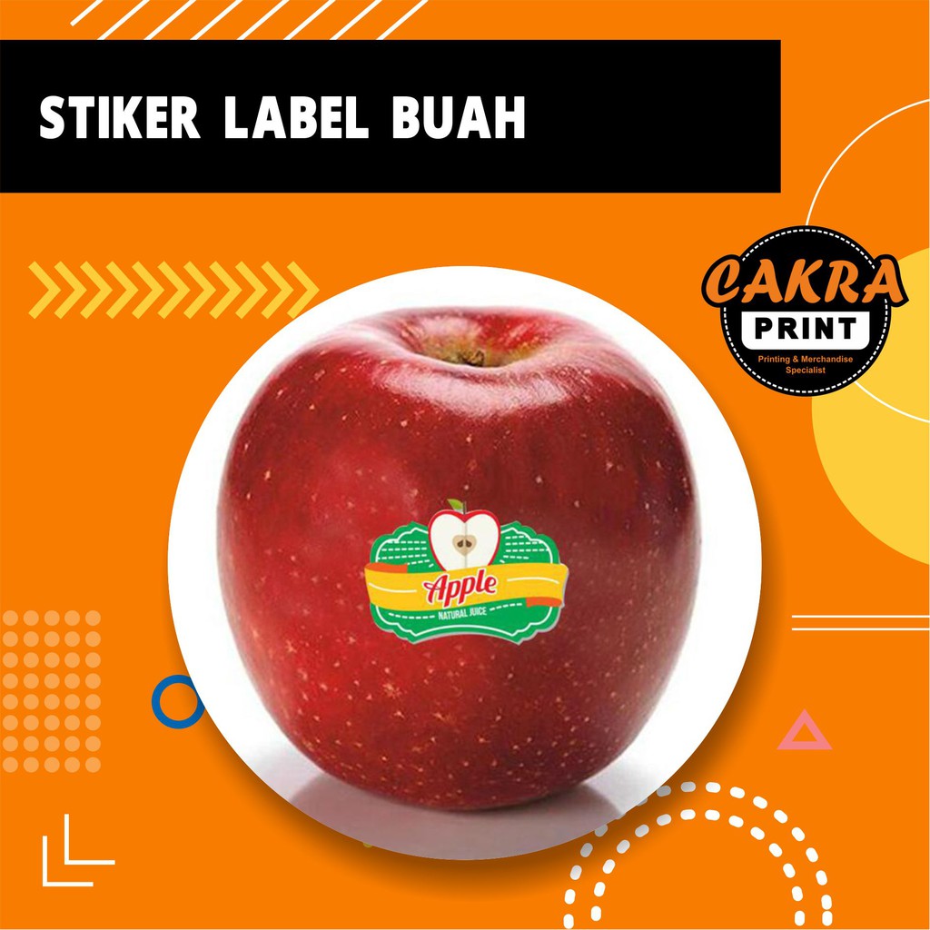 

Label Stiker Buah (Free Design)