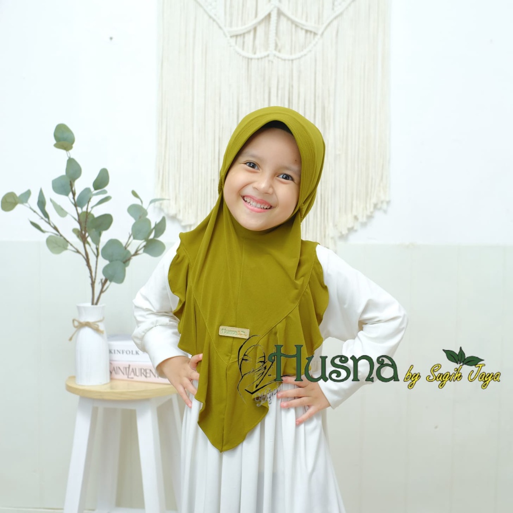 Husna Bergo Pet Ropel Zoya Anak Jersey Premium