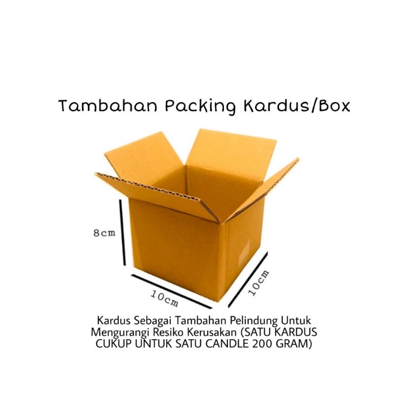 

Kardus(Sebagai pelindung tambahan)