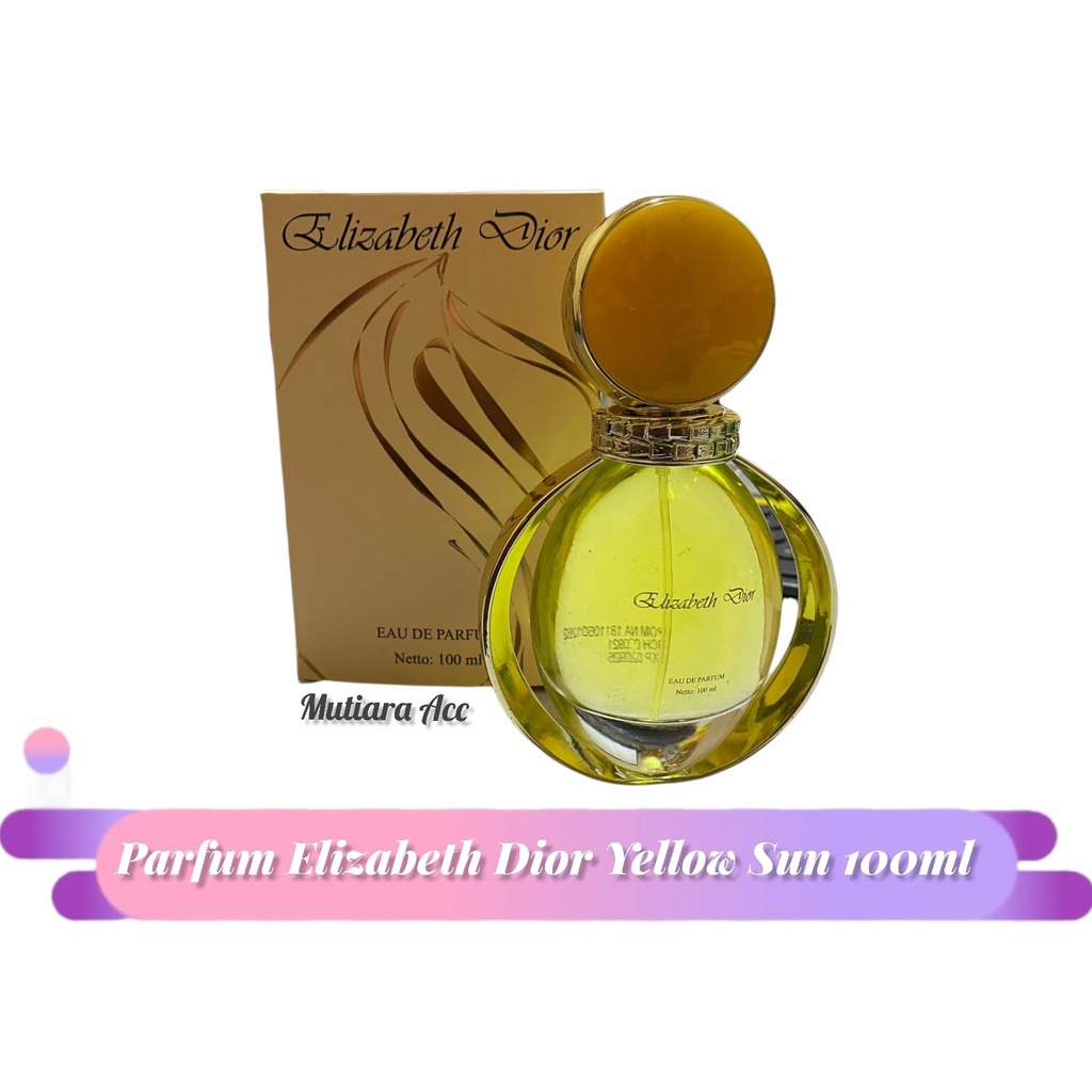 PARFUM ELIZABETH DIOR YELLOW SUN 888 PARFUM UNISEX KUALIATAS BAGUS