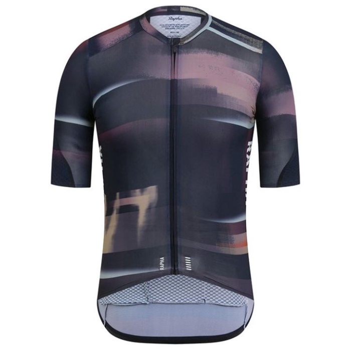 Baju Jersey Sepeda Lengan Pendek Pria Roadbike Rapha PRO TEAM TRAINING