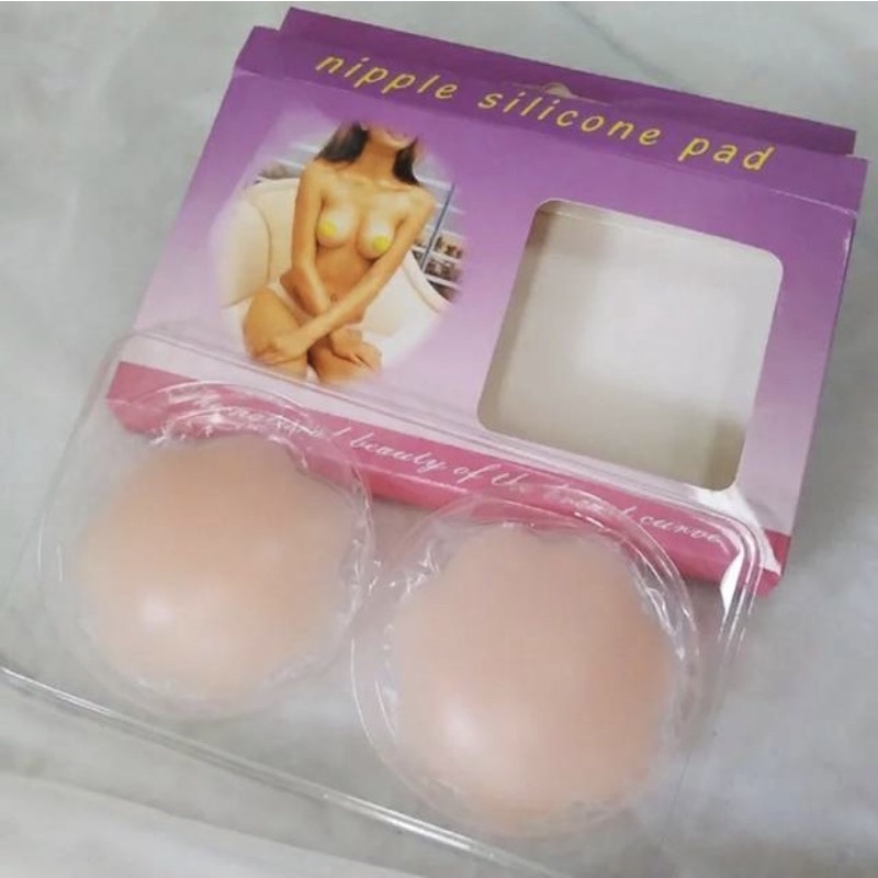 Nipple Cover Silicone Pad Penutup Puting Bulat dan Bunga