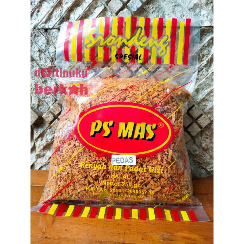 

SERUNDENG KELAPA PS MAS RASA PEDAS 250 GRAM
