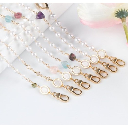 [DIY Aksesoris] Eyeglass / Mask Strap Chain Exclusive 18K Gold Plated Rantai Masker / Kacamata M944