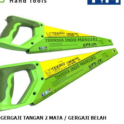 TEKIRO Gergaji Tangan 2 Mata / Gergaji Belah