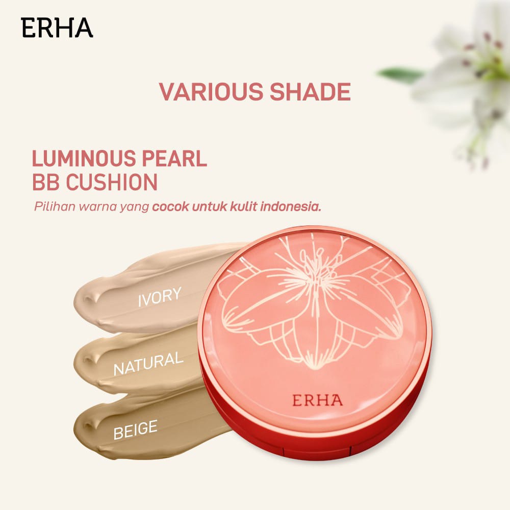 ERHA Luminous Pearl BB Cushion 15 gr ~ ORIIGINAL 100%