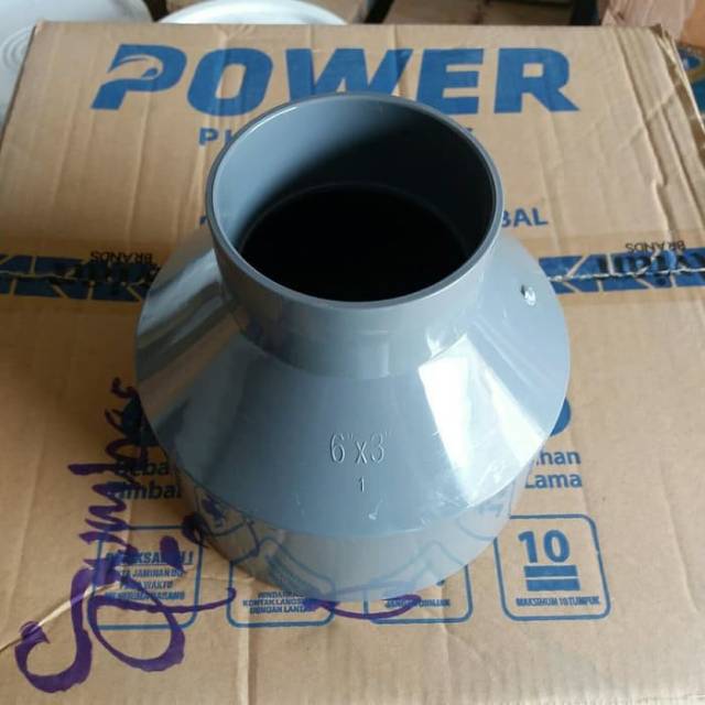 INCREASER PIPA 6 X 3 INCH / REDUCER PIPA 6 X 3 INCH / FLOKSOK PIPA 3 X 6 INCH / FLOKSOCK VLOKSOK