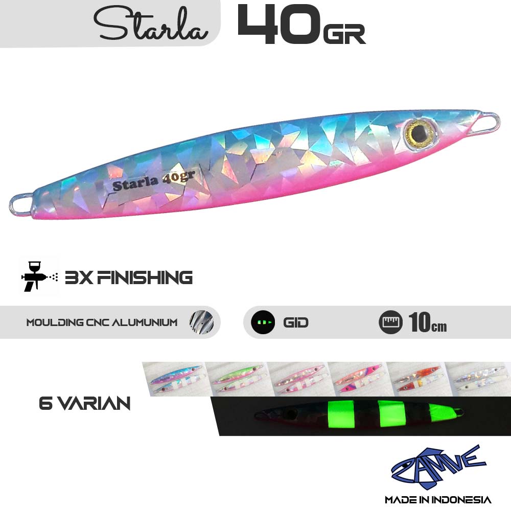 Metal Jig Zamve Starla 40Gr Metal Jig 40Gr Metal Jig 40Gram