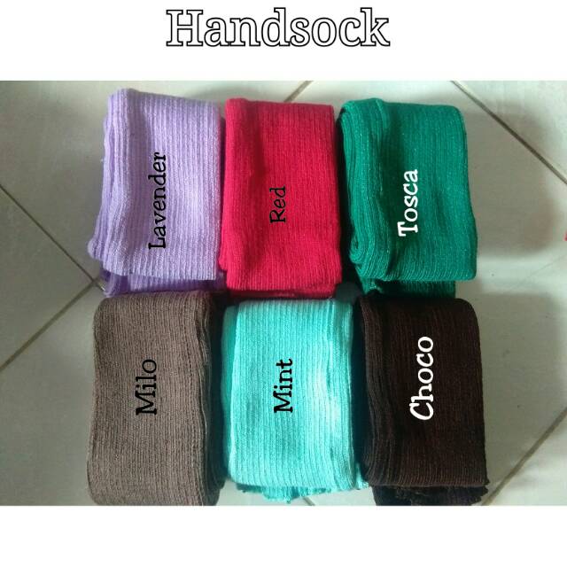 Handsock Rajut P 50cm | Manset Rajut Wanita