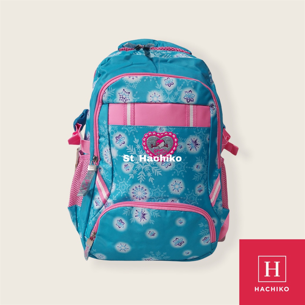[TERMURAH] Tas Ransel Sekolah Silver Girl Backpack Remaja Cewe / Wanita Motif Es Alto Original | Tas