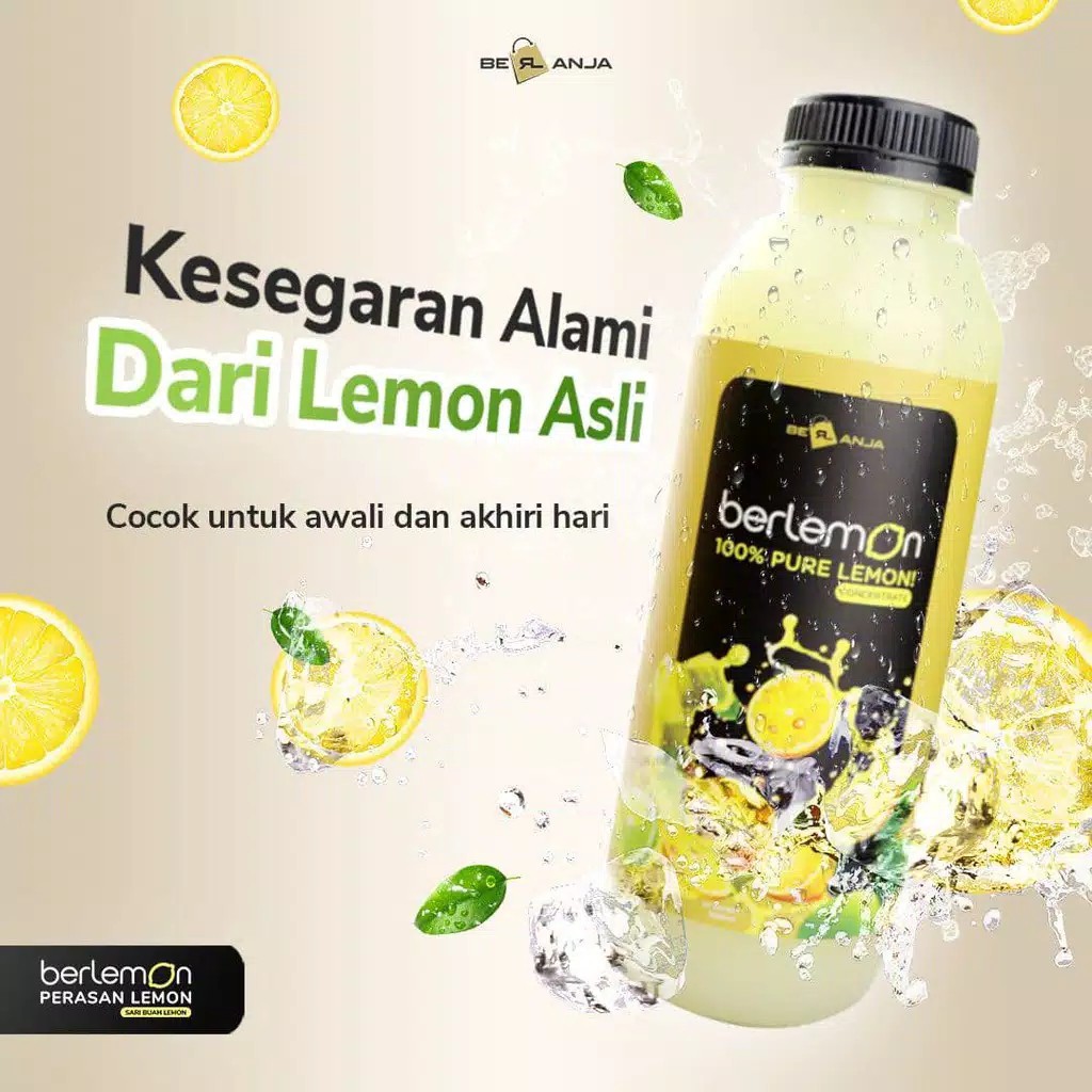 

Berlemon Sari Buah Perasan Ekstrak Lemon Murni BERLANJA