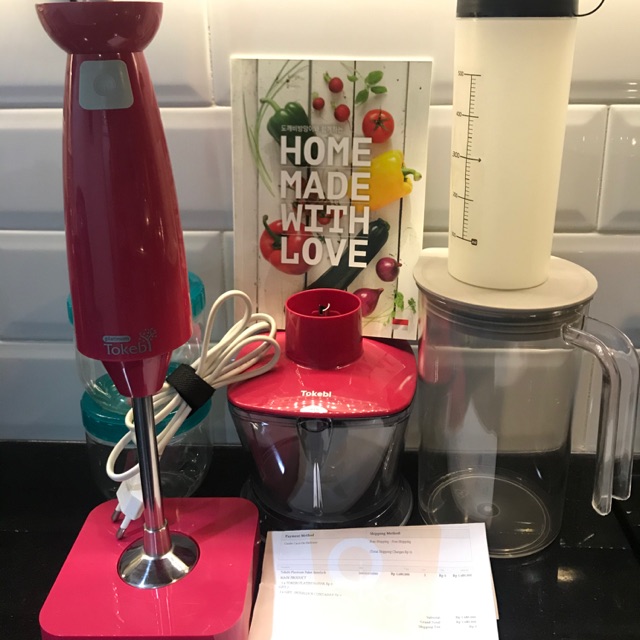 Hand blender Tokebi Platinum Pink