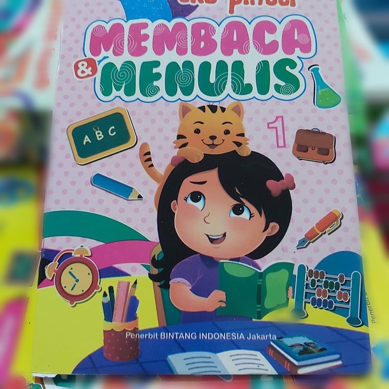 Buku membaca &amp; menulis 1 lusin