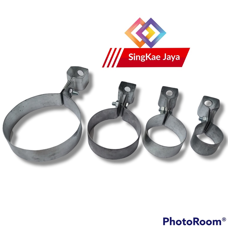 klem gantung polos 3/4" | Hanger clamp pipa 3/4"