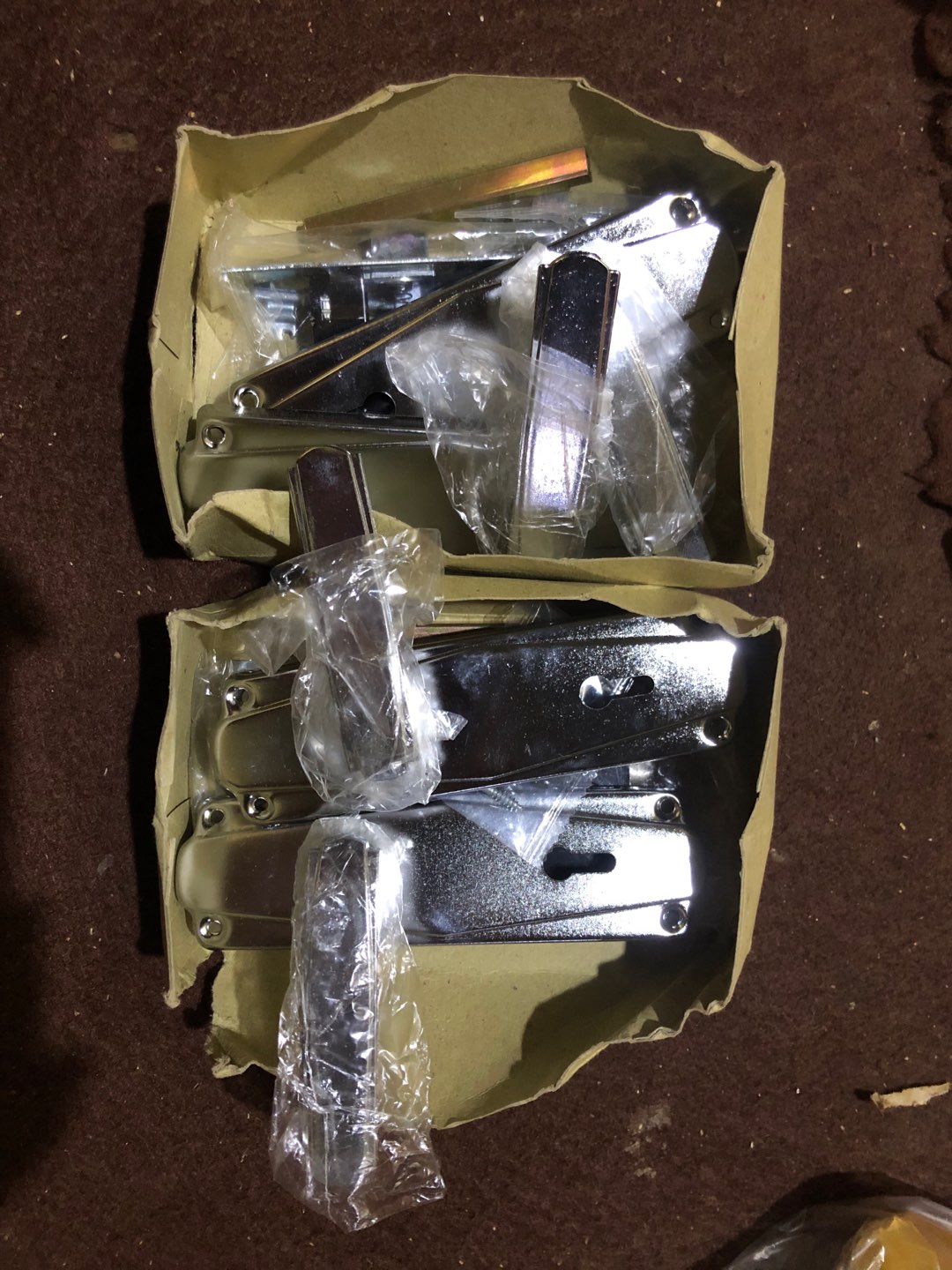 Kunci Pintu Kecil / Handle / Pegangan Pintu / Murah Bagus Napoli Putih     Eak