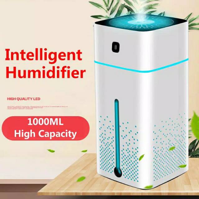 HUMIDIFIER PURIFIER DIFFUSER KAPASITAS 1 LITER 1000 ML AROMATHERAPY ESSENTIAL OIL