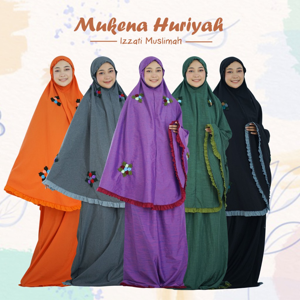 Mukena Travelling Dewasa Huriyah izzati ( BISA COD BAYAR DI TEMPAT )