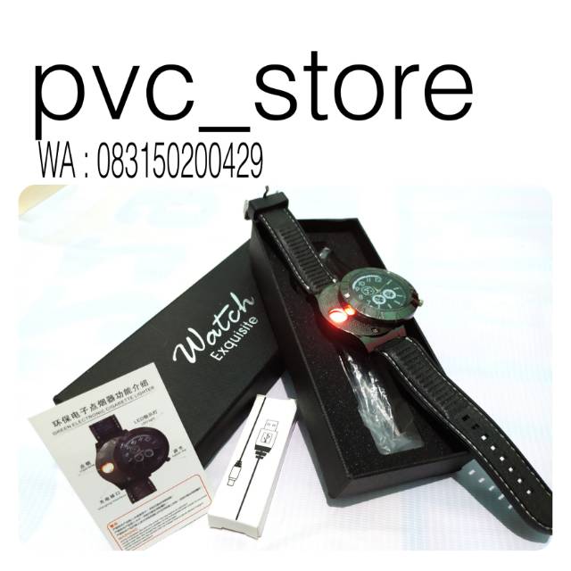 Jam Korek Jam Tangan Korek Api Jam Tangan Korek Pria Korek Elektrik Usb Jam Tangan Pria Murah