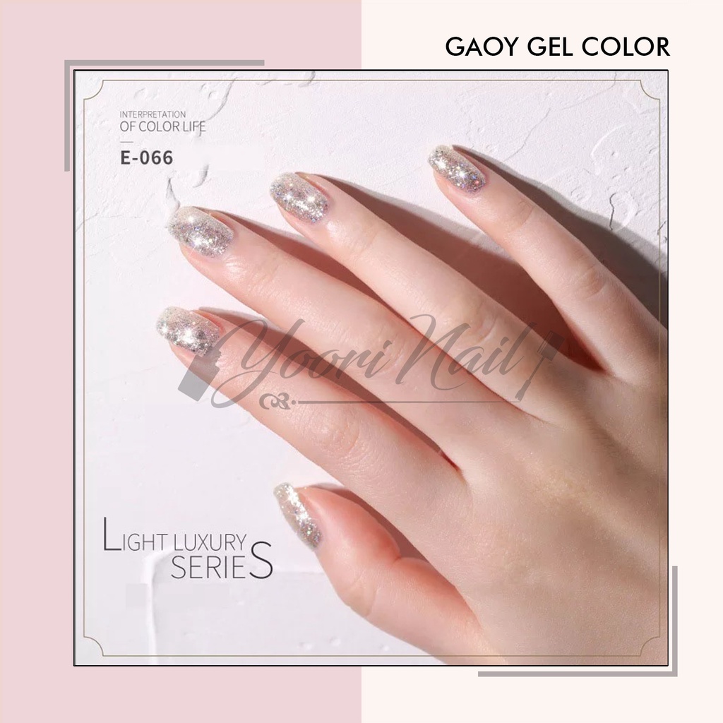 Gaoy color (E001-E036) gel polish light luxury series nail art gel kutek gel warna